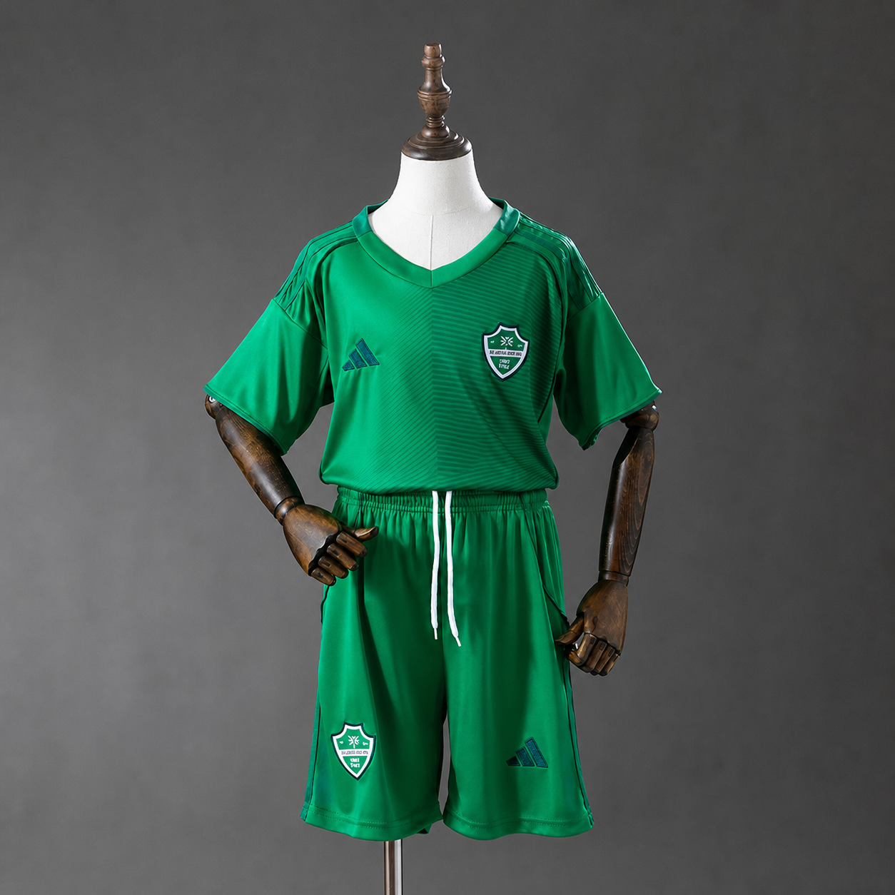 Al Ahli Saudi 2026 Titular Verde Kit Infantil - 1