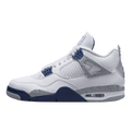 Tênis Air Jordan 4 "Midnight Navy" Branco / Azul