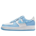 Tênis Air Force 1 "Nail Art" Branco / Azul