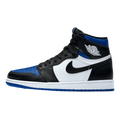 Tênis Air Jordan 1 High "White Royal Toe" Preto / Azul