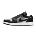 Tênis Air Jordan 1 Low "Black Metallic Silver" Preto / Cinza