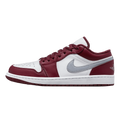 Tênis Air Jordan 1 Low "Bordeaux" Vinho / Branco