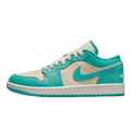 Tênis Air Jordan 1 Low "Green Teal" Verde