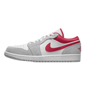 Tênis Air Jordan 1 Low "Light Smoke Grey Red" Cinza / Vermelho