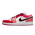 Tênis Air Jordan 1 Low "Pink Red" Rosa / Branco