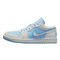 Tênis Air Jordan 1 Low "Reverse Ice Blue" Branco / Azul