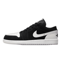 Tênis Air Jordan 1 Low SE "Diamond" Preto / Branco