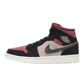Tênis Air Jordan 1 Mid "Canyon Rust" Feminino Rosa / Preto
