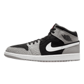 Tênis Air Jordan 1 Mid "Elephant Print" Masculino Cinza / Preto