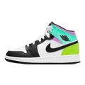 Tênis Air Jordan 1 Mid "Pastel Black Toe" Feminino