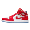 Tênis Air Jordan 1 Mid "Red Patent" Masculino Vermelho