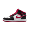 Tênis Air Jordan 1 Mid "Very Berry" Feminino Preto / Rosa