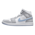 Tênis Air Jordan 1 Mid "Wolf Grey" Feminino Cinza
