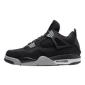 Tênis Air Jordan 4 "Black Canvas" Preto