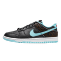 Tênis Dunk Low "Barber Shop Black" Masculino Preto Azul