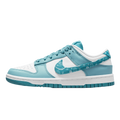 Tênis Dunk Low "Blue Paisley" Feminino Azul