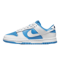 Tênis Dunk Low "Reverse University Blue" Branco / Azul