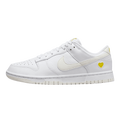 Tênis Dunk Low Valentine's Day "Yellow Heart" Masculino Branco