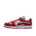 Tênis Dunk Low x Off-White "University Red"