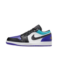 Tênis Air Jordan 1 Low "Bright Concord Aquamarine" Preto / Azul