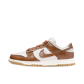 Tênis Dunk Low LX "Brown Ostrich" Feminino Marrom
