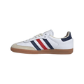 Tênis Adidas Samba x Sporty & Rich Cloud "White Night Indigo Collegiate Red" Feminino Branco