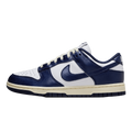 Tênis Dunk Low "Midnight Navy and White" Feminino Azul