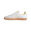 Tênis adidas Samba OG "Crystal White Crew Yellow" Feminino Branco