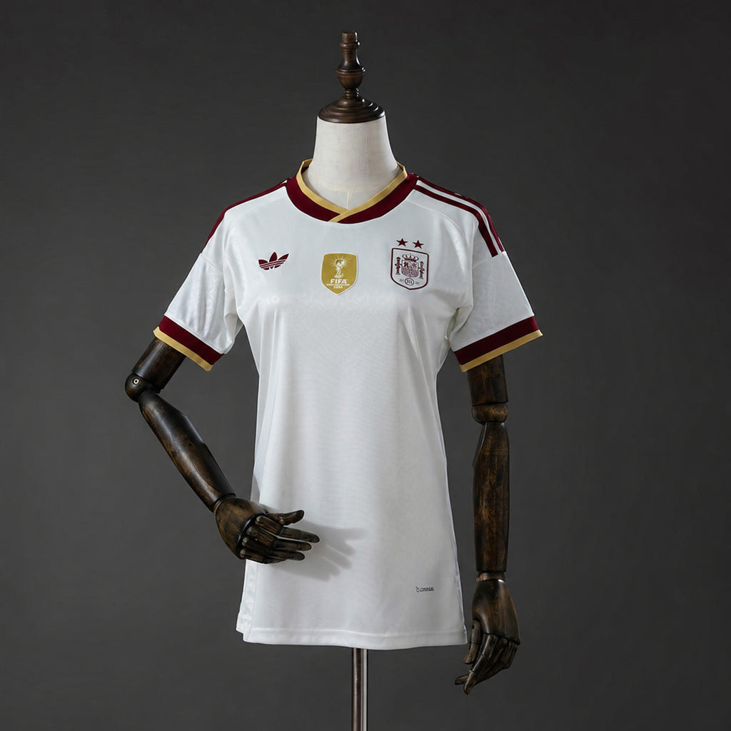 REPZ · España 2026 Away 2 Estrellas Campeones Femenina · Frente (patch campeón)