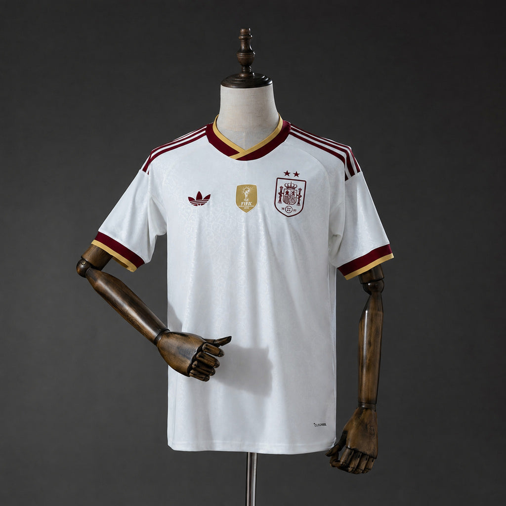 REPZ · España 2026 Away 2 Estrellas Campeones · Frente (patch campeón)