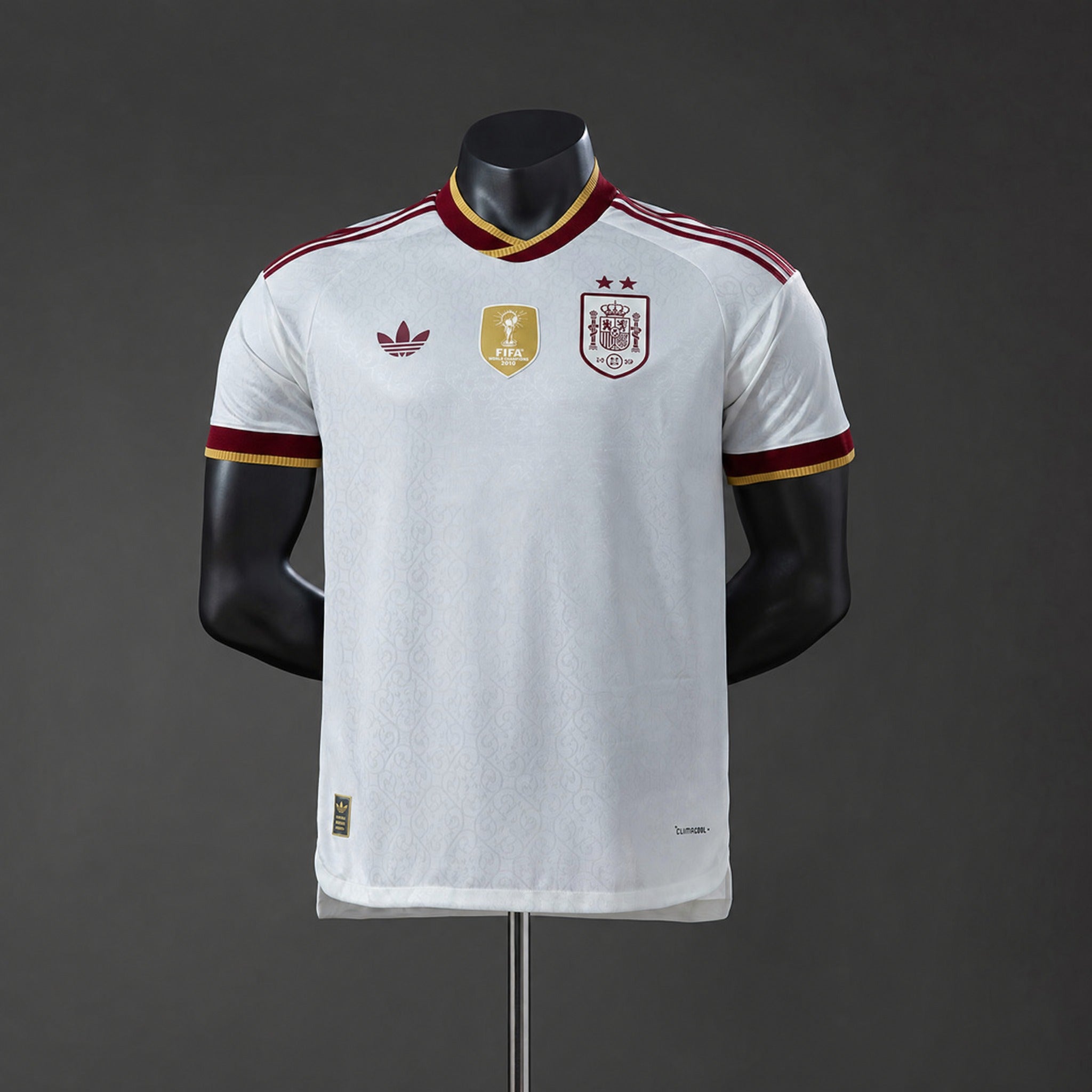 REPZ · España 2026 Away 2 Estrellas Campeones Versión Jugador · Frente (patch campeón)