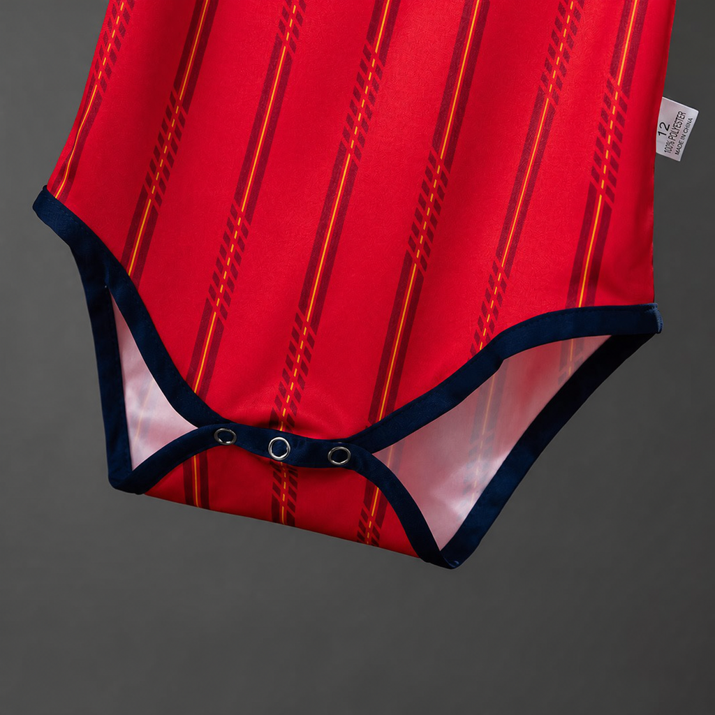 REPZ · España 2026 Home 2 Estrellas Campeones Body Baby · Detalle 3/4