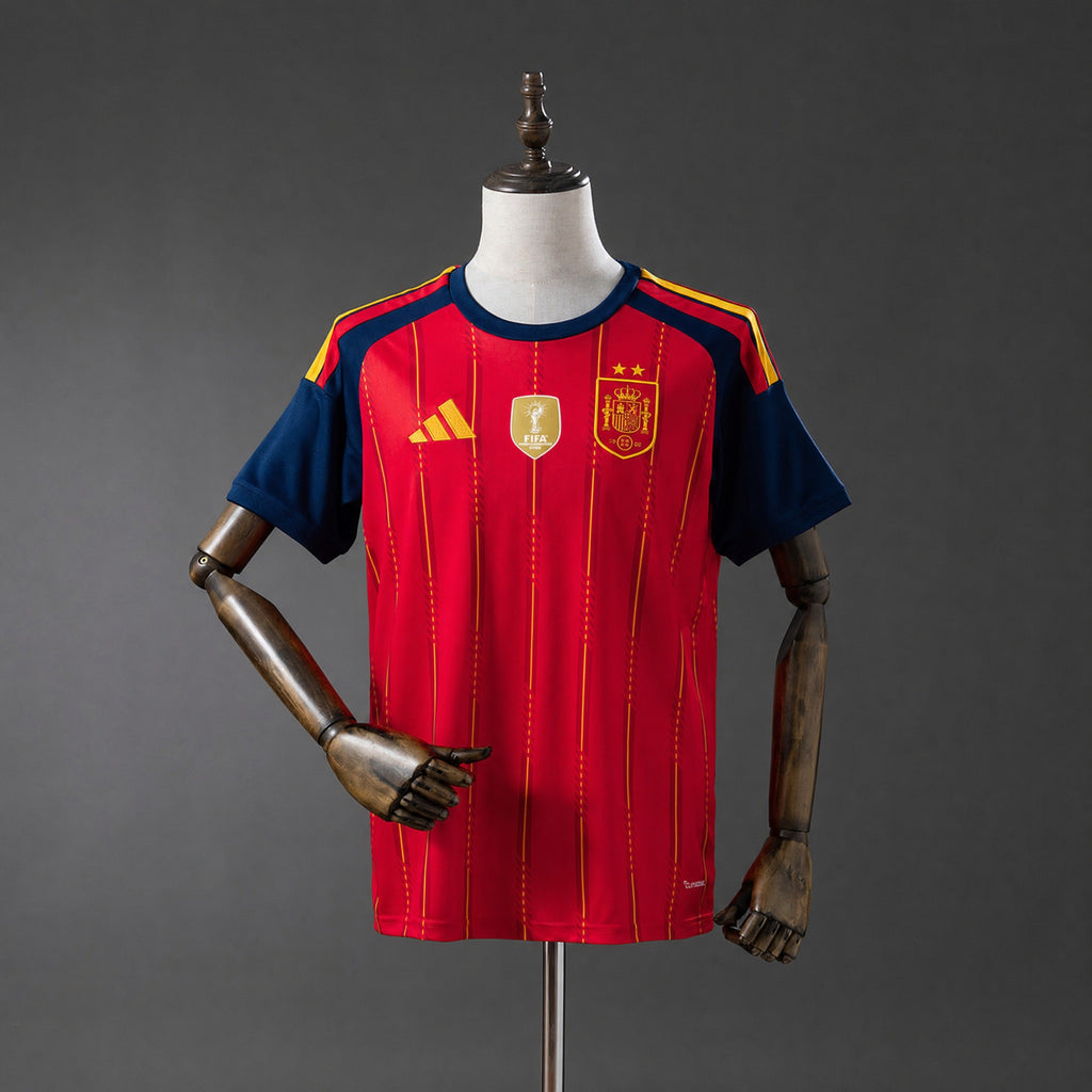 REPZ · España 2026 Home 2 Estrellas Campeones · Frente (patch campeón)