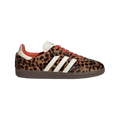 Tênis Adidas Samba OG "Preloved Red Leopard" Feminino Marrom