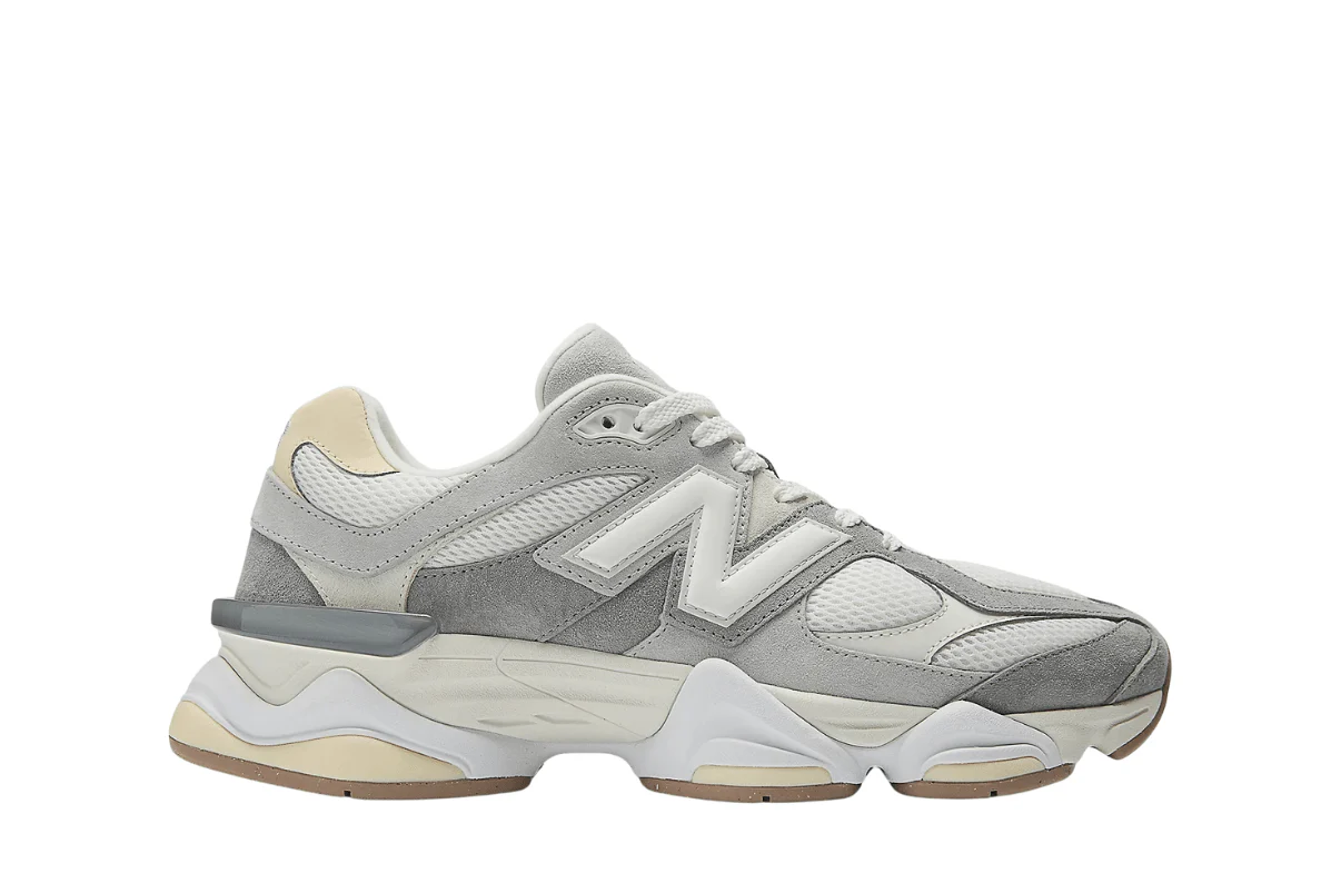 Tênis New Balance 9060 Mesh Slate Grey Calcium Cinza