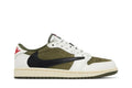 Nike Air Jordan 1 Low Og Sp x Travis Scott Medium Olive Verde